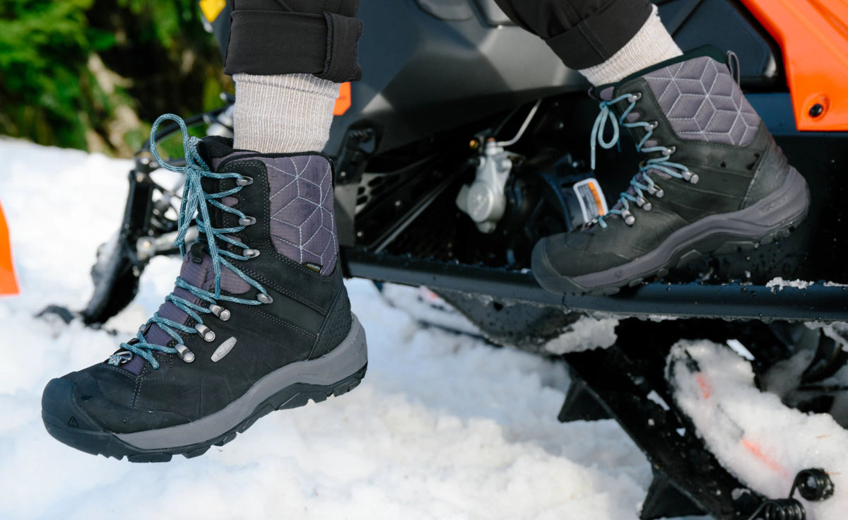 Women's Revel IV High Polar Waterproof Boot Black/North Atlantic | Keen