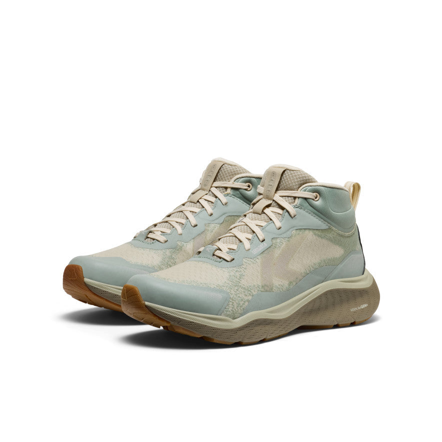 Women's Leiki Waterproof Hiking Boot Iceberg Green/Birch | Keen