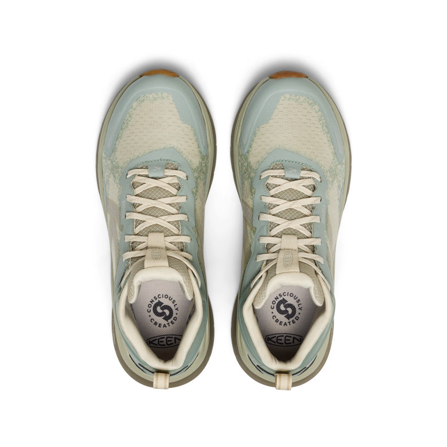 Women's Leiki Waterproof Hiking Boot Iceberg Green/Birch | Keen