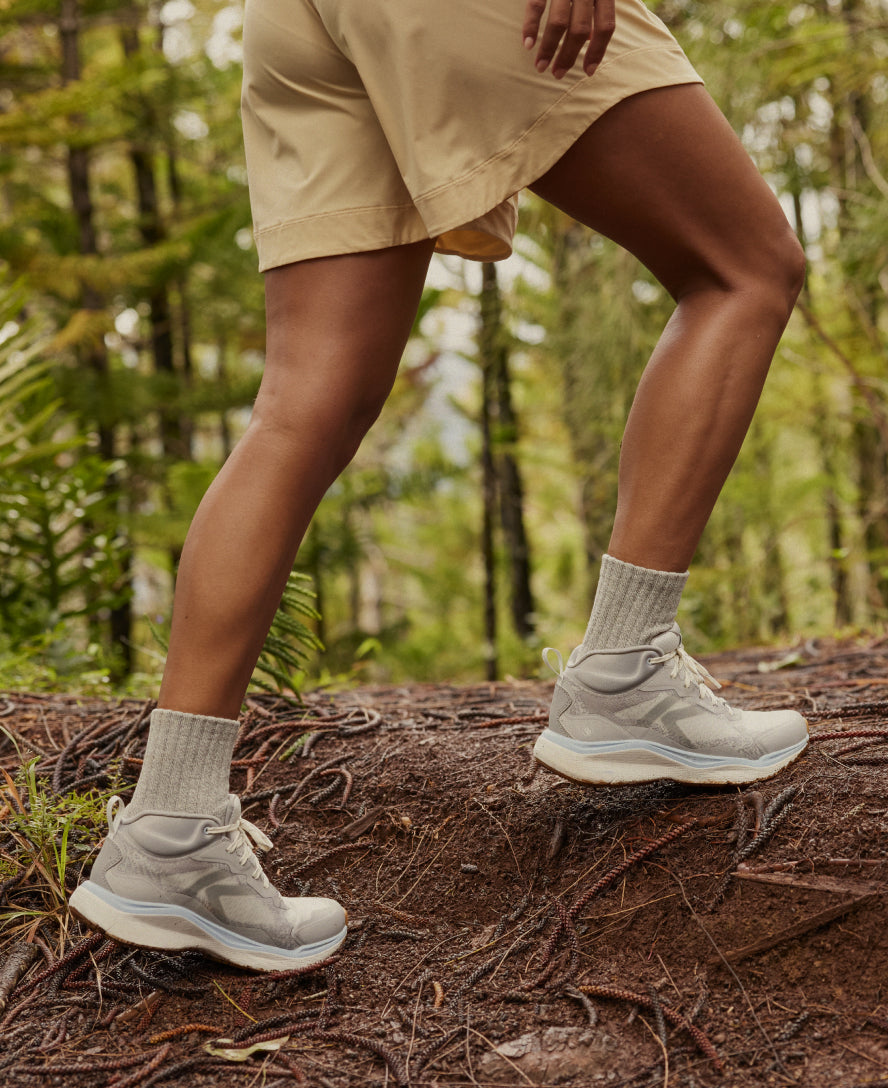 Women's Leiki Waterproof Hiking Boot Iceberg Green/Birch | Keen
