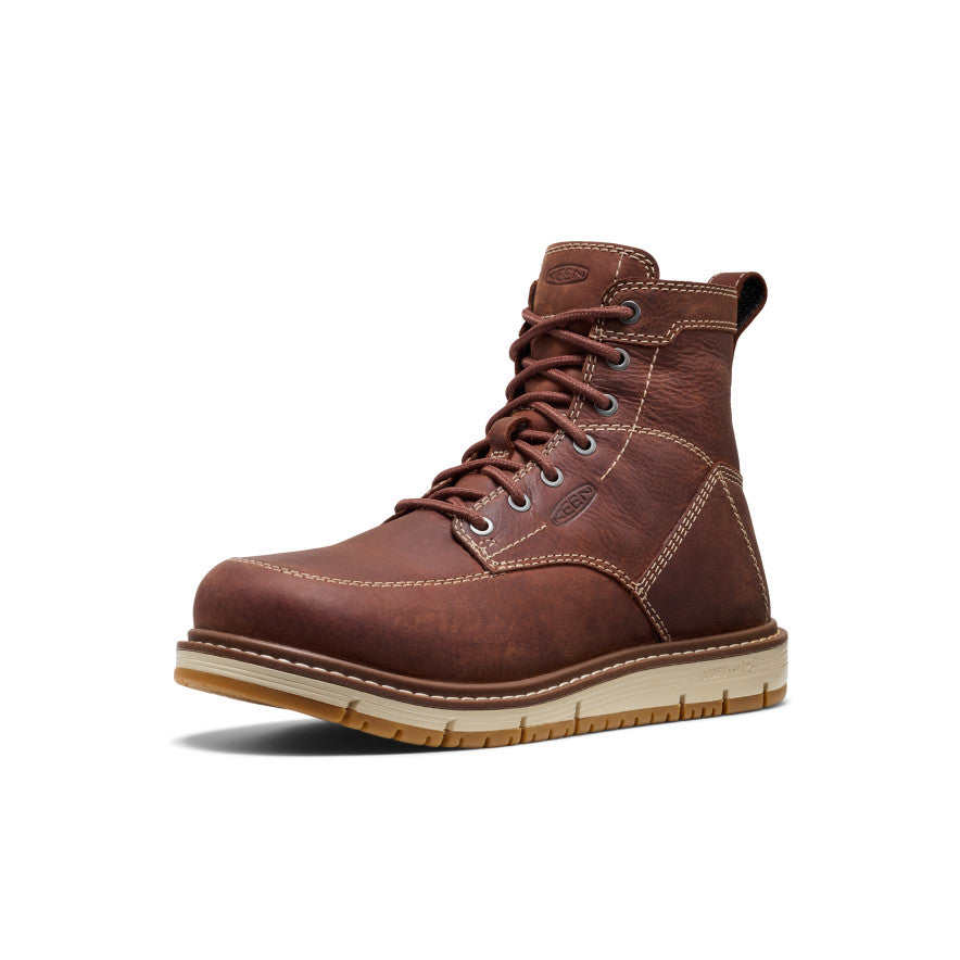 Women's San Jose 6" Boot (Aluminum Toe) Gingerbread/Gum | Keen