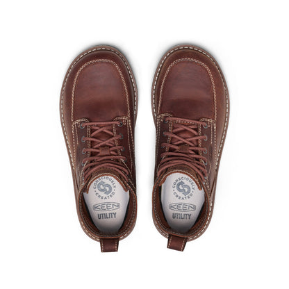 Women's San Jose 6" Boot (Aluminum Toe) Gingerbread/Gum | Keen