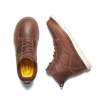 Women's San Jose 6" Boot (Soft Toe) Gingerbread/Off White | Keen