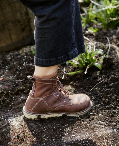 Women's San Jose 6" Boot (Soft Toe) Gingerbread/Off White | Keen