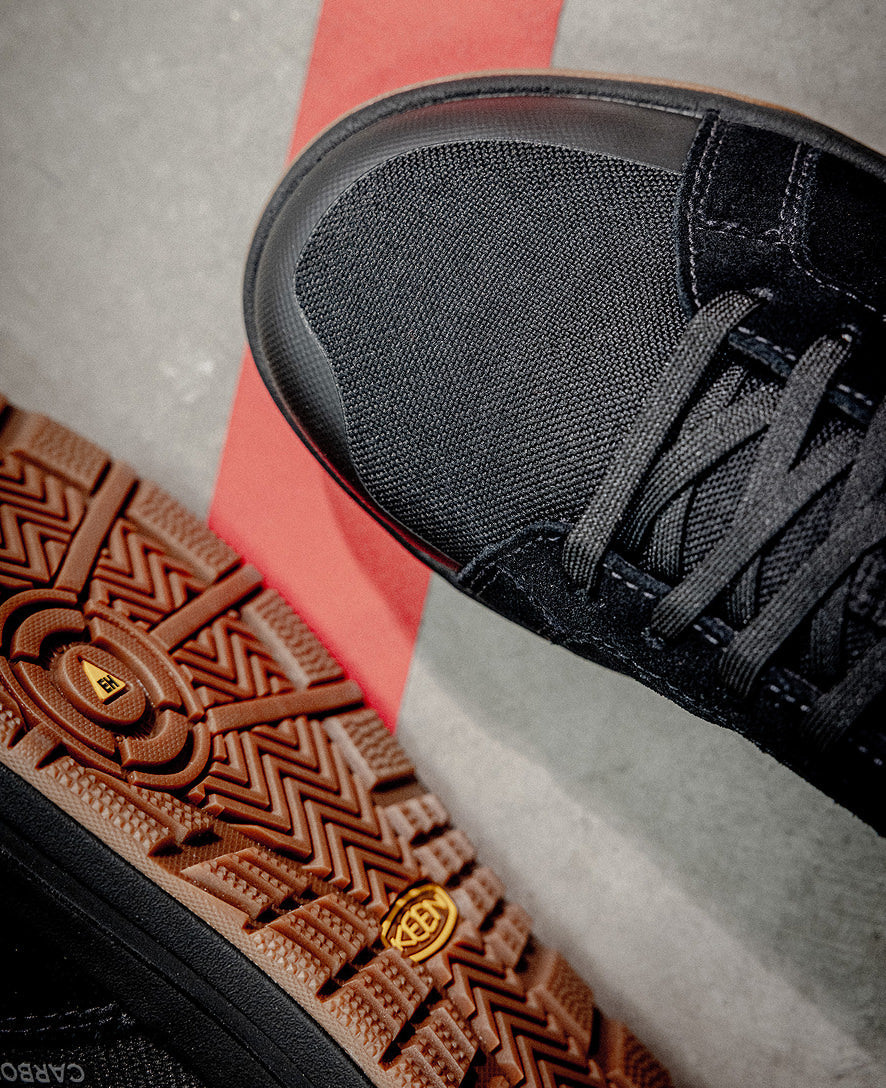Women's Kenton Work Shoe (Carbon Toe) Black/Gum | Keen