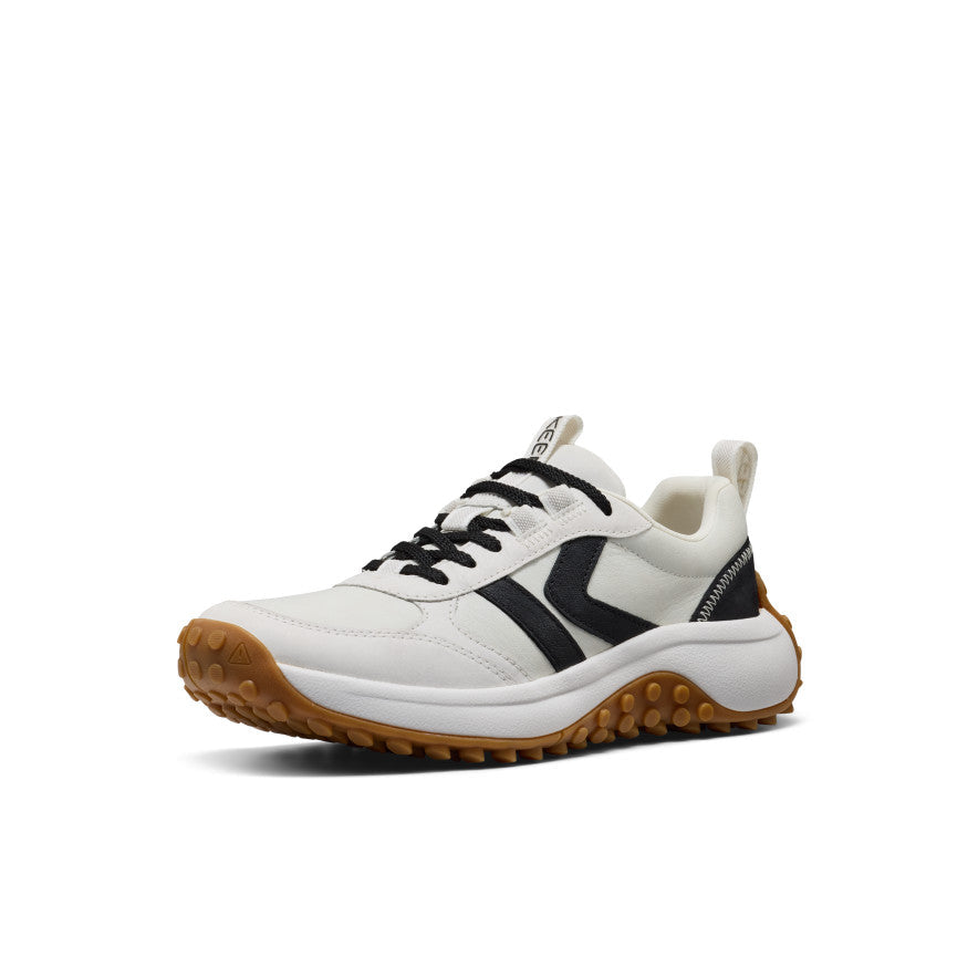 Women's KS86 Leather Sneaker Star White/Black | Keen