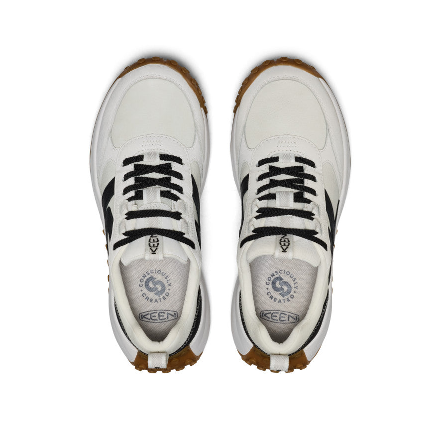 Women's KS86 Leather Sneaker Star White/Black | Keen