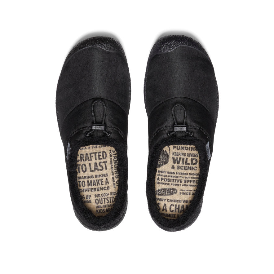 Women's Howser III Slide Black Smooth Nylon | Keen