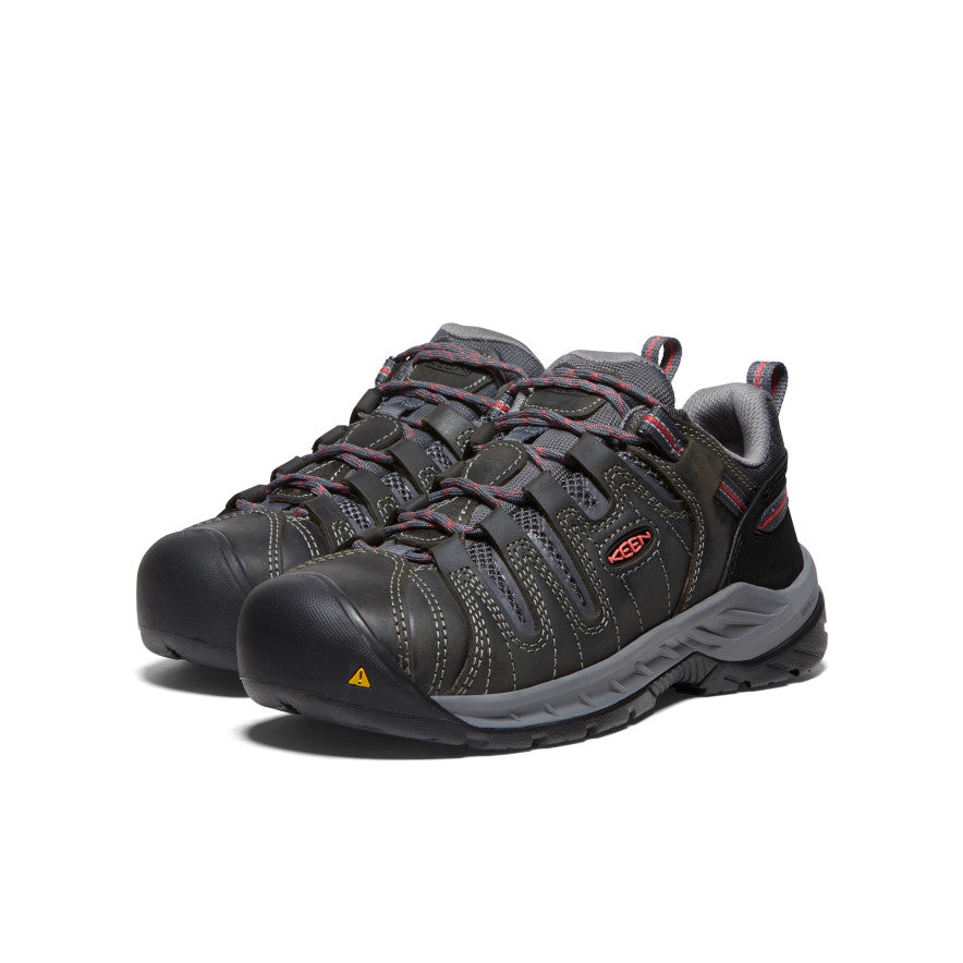 Women's Flint II (Steel Toe) Magnet/Rose | Keen