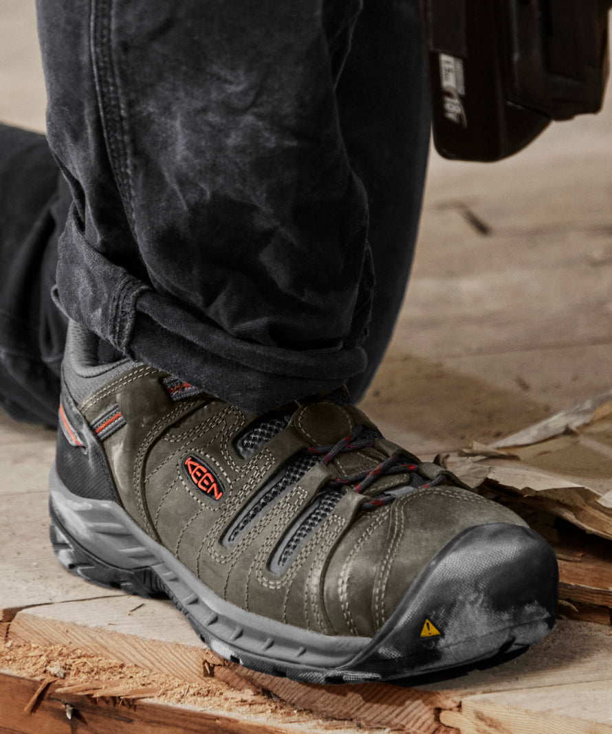 Women's Flint II (Steel Toe) Magnet/Rose | Keen
