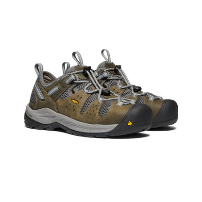 Women's Atlanta Cool II ESD (Steel Toe) Gargoyle/Blue Fog | Keen