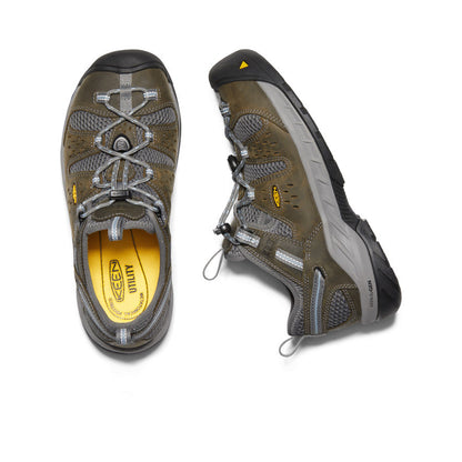 Women's Atlanta Cool II ESD (Steel Toe) Gargoyle/Blue Fog | Keen