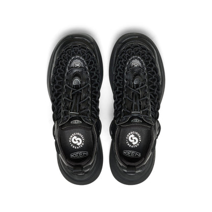 Women's UNEEK WK SNIDEL Sneaker Black/Silver | Keen