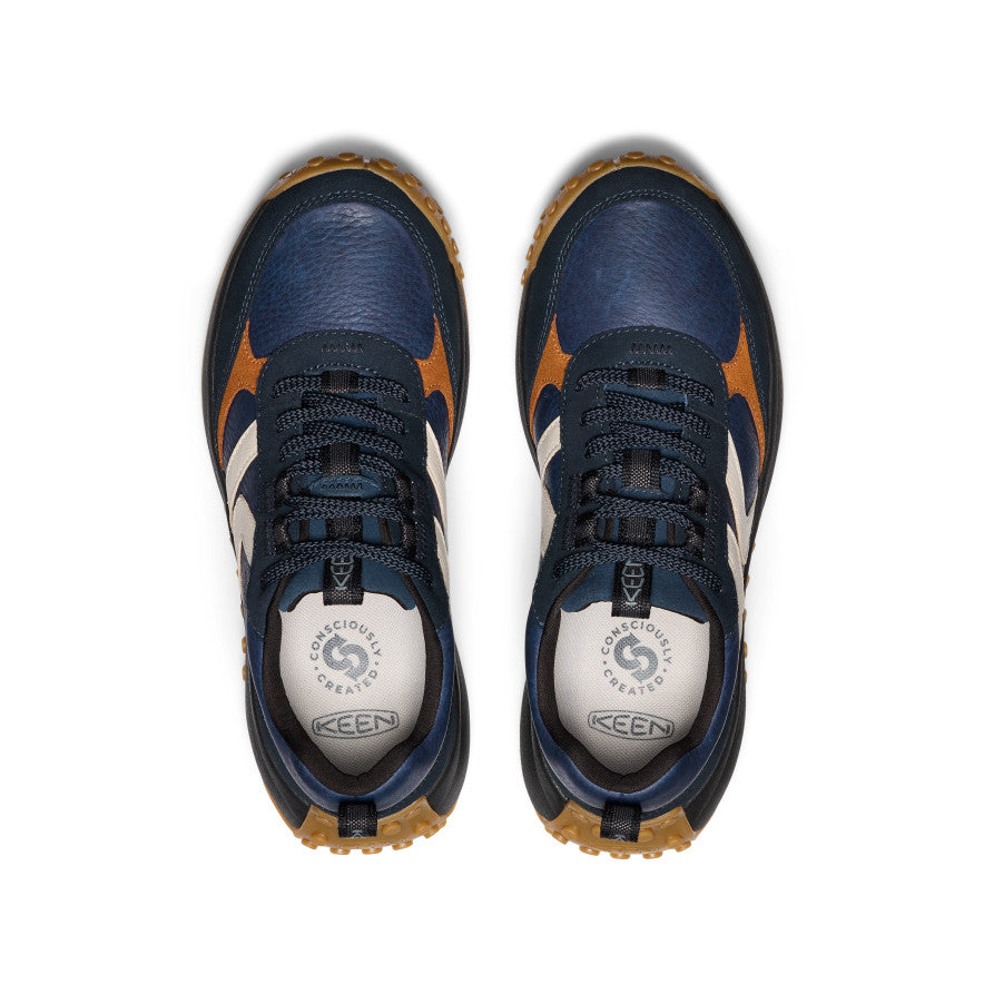 Women's KS86 Leather Sneaker Sky Captain/Birch | Keen
