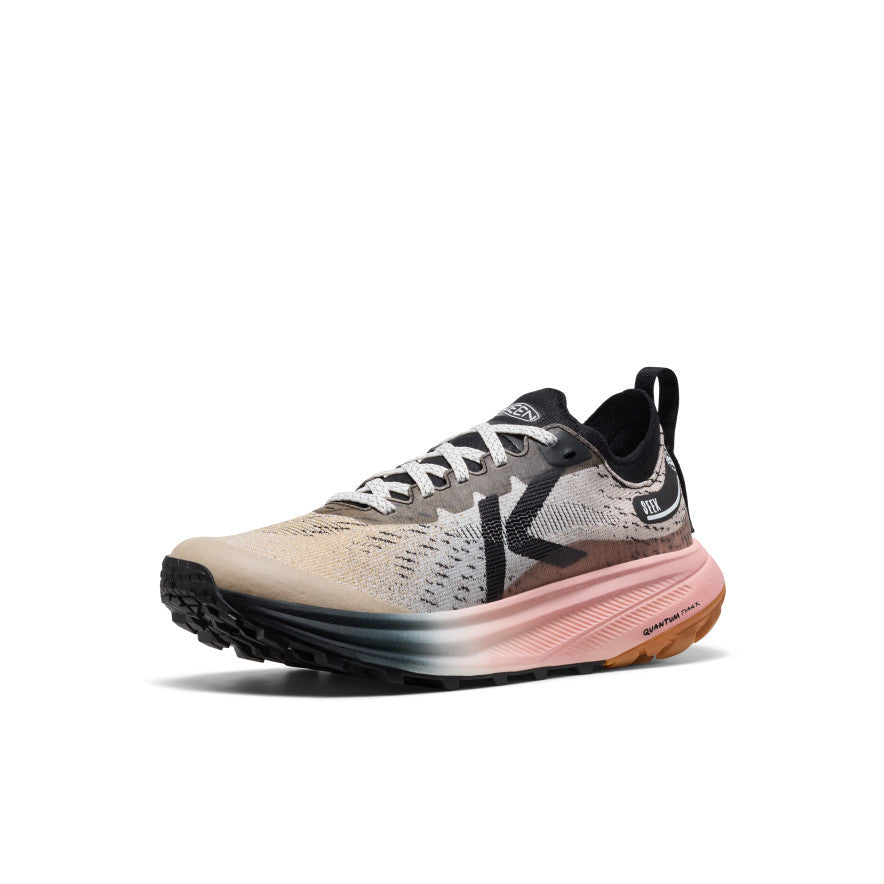 Women's Seek Trail Running Shoe Black/Sunset Sand | Keen