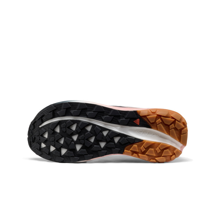 Women's Seek Trail Running Shoe Black/Sunset Sand | Keen