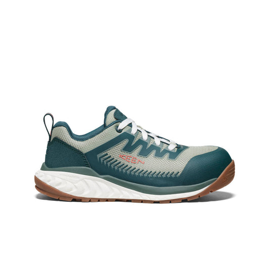 Women's Arvada Work Sneaker (Carbon Toe) Sea Moss/Desert Sage | Keen