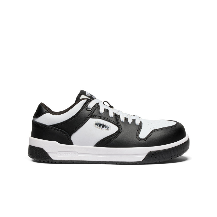 Women's Overton Work Shoe (Carbon Toe) Star White/Black | Keen