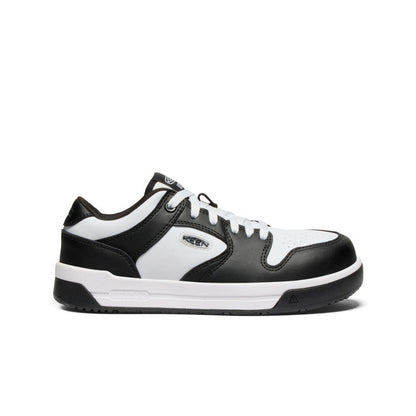 Women's Overton Work Shoe (Carbon Toe) Star White/Black | Keen