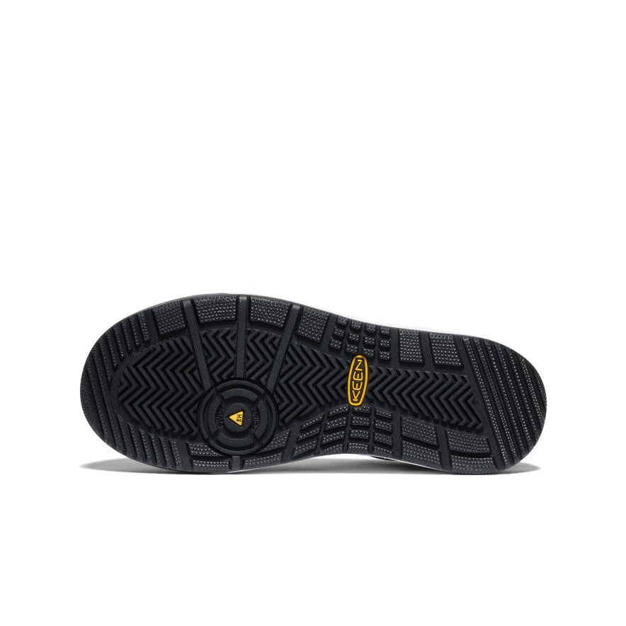 Women's Overton Work Shoe (Carbon Toe) Star White/Black | Keen