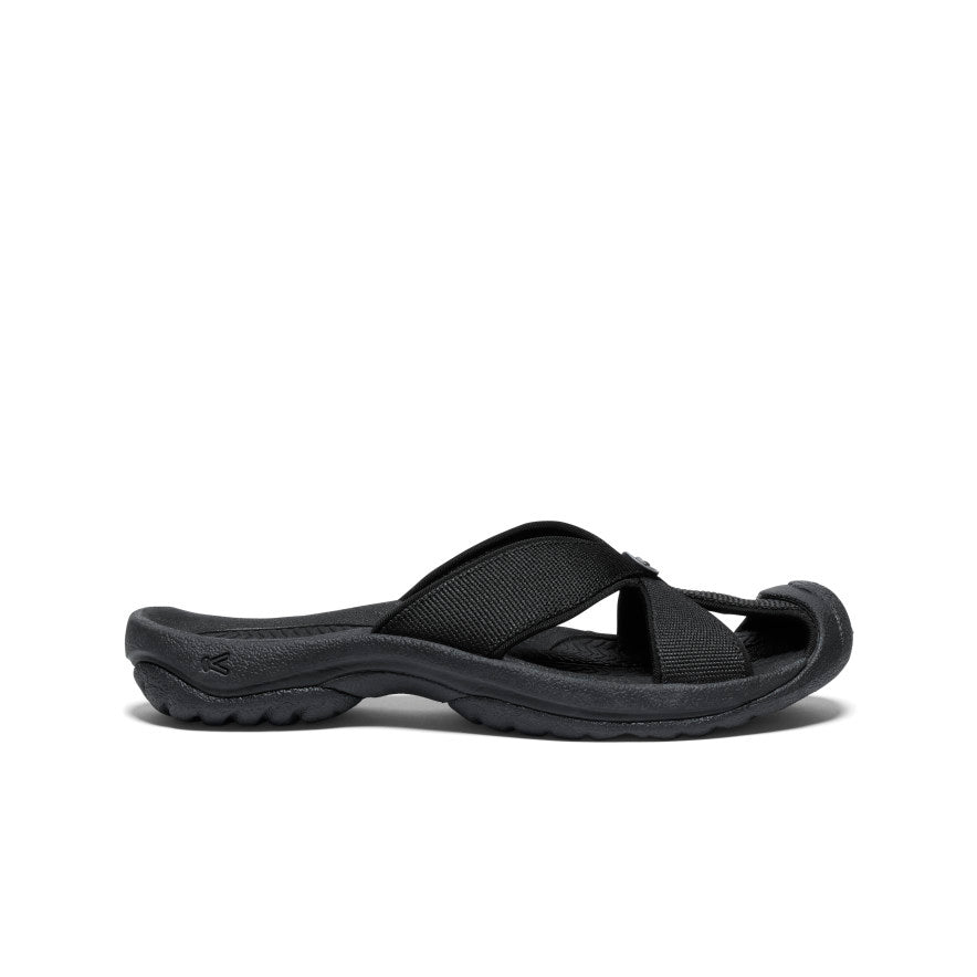Women's Bali Slide Sandal Black/Steel Grey | Keen