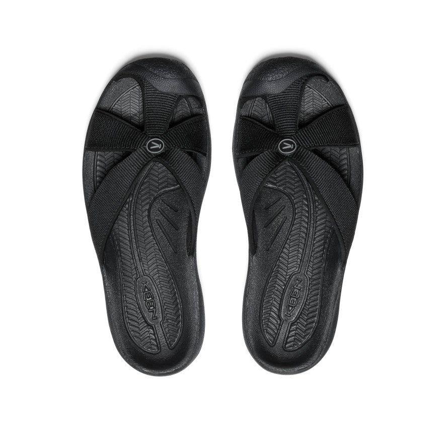 Women's Bali Slide Sandal Black/Steel Grey | Keen