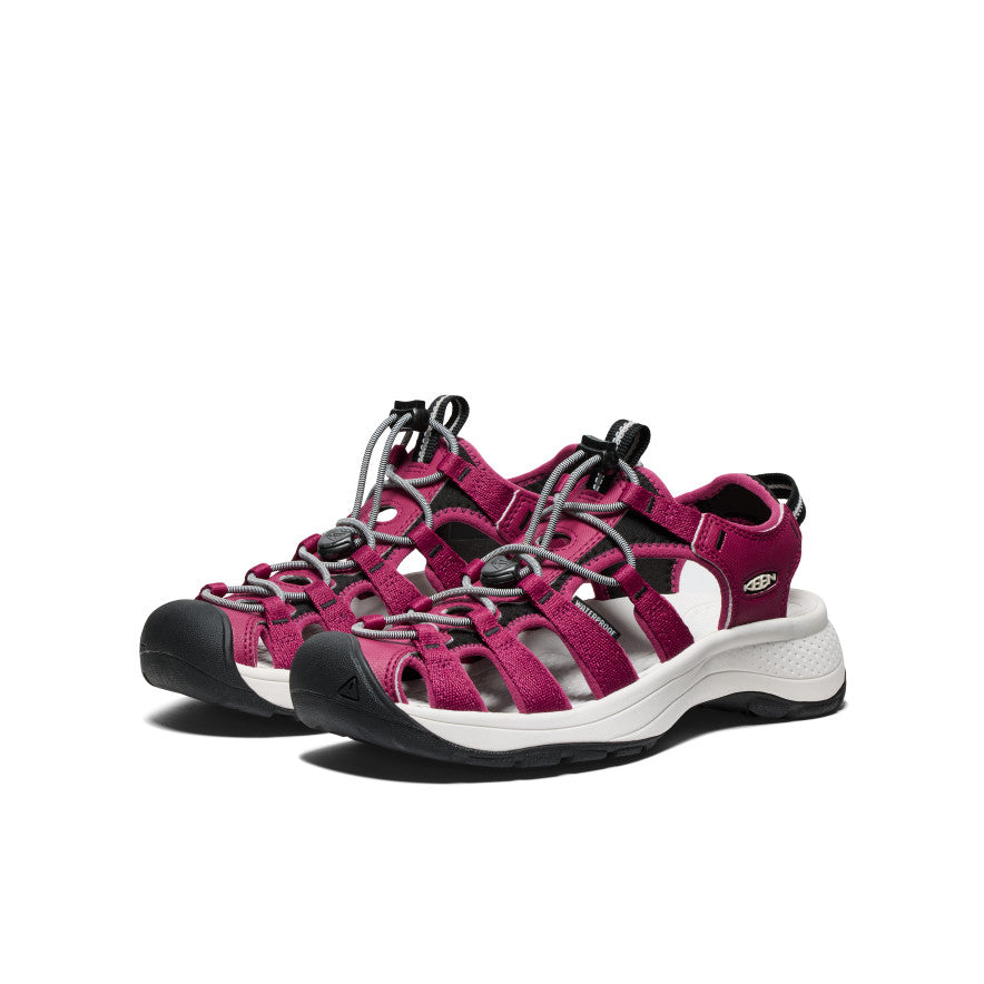 Women's Astoria West Sandal Beaujolais/Star White | Keen