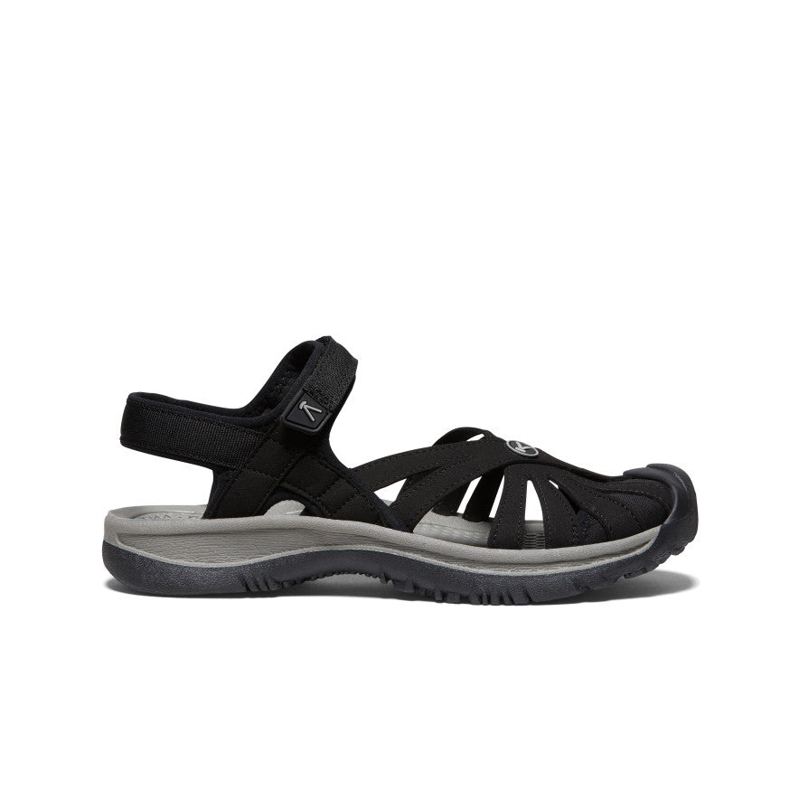 Women's Rose Sandal Black/Neutral Gray | Keen