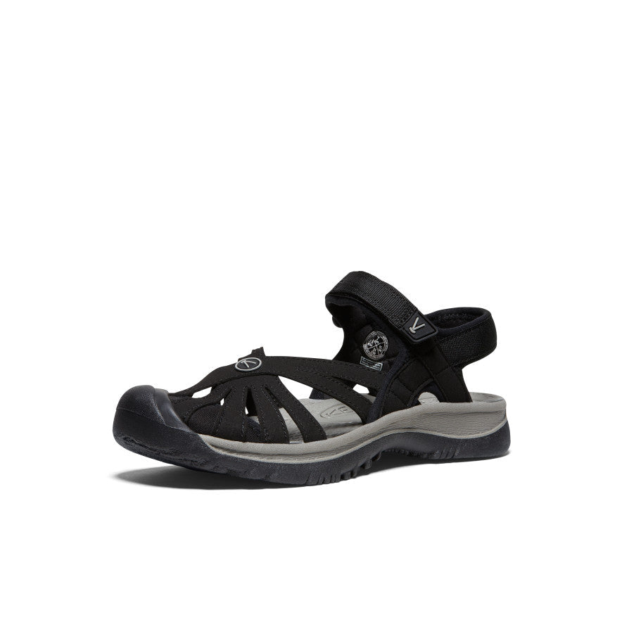 Women's Rose Sandal Black/Neutral Gray | Keen