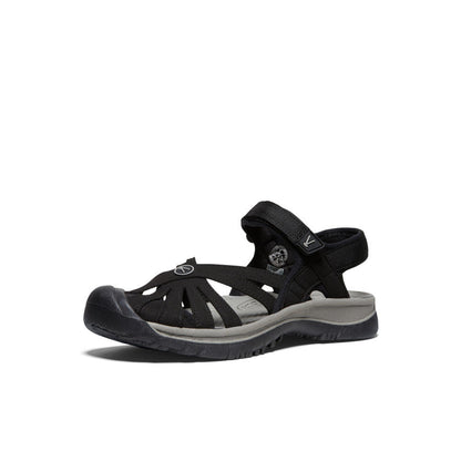 Women's Rose Sandal Black/Neutral Gray | Keen