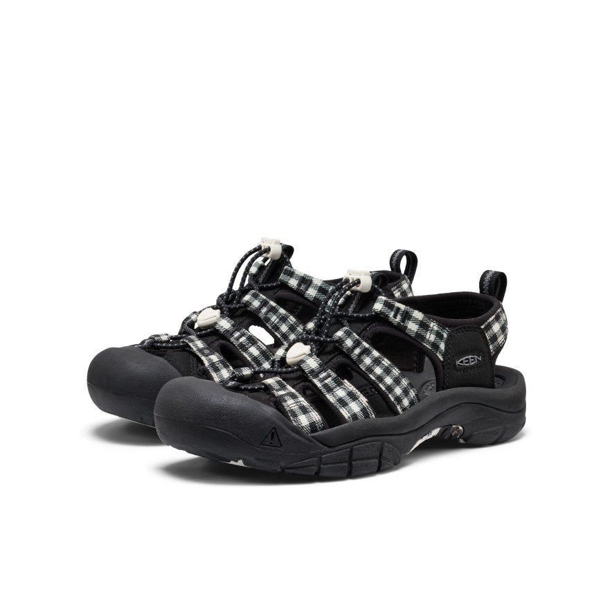 Women's Newport Retro Black/Gingham | Keen