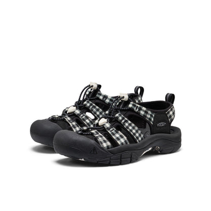 Women's Newport Retro Black/Gingham | Keen