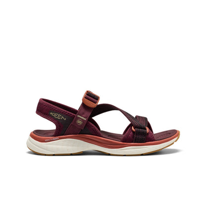 Women's Leiki Open-Toe Sandal Fig/Burnt Brick | Keen