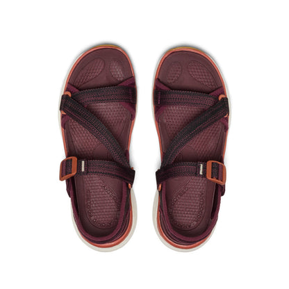 Women's Leiki Open-Toe Sandal Fig/Burnt Brick | Keen