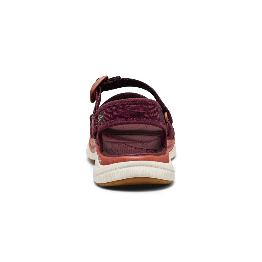 Women's Leiki Open-Toe Sandal Fig/Burnt Brick | Keen