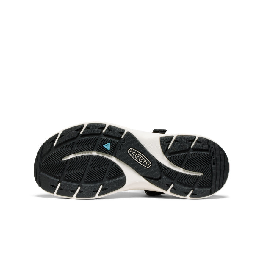 Women's Leiki Open-Toe Sandal Black/Star White | Keen