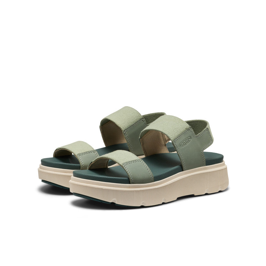 Women's Elle Mila Backstrap Sandal Lily Pad/Dark Forest | Keen