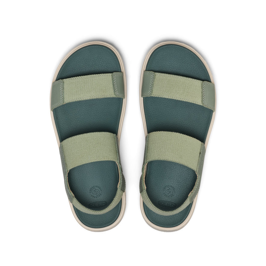 Women's Elle Mila Backstrap Sandal Lily Pad/Dark Forest | Keen