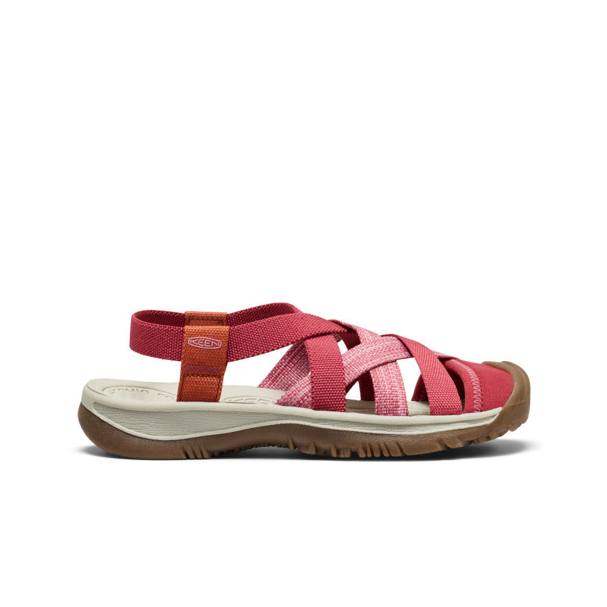 Women's Whisper Lattice Sandal Garnet/Burnt Brick | Keen
