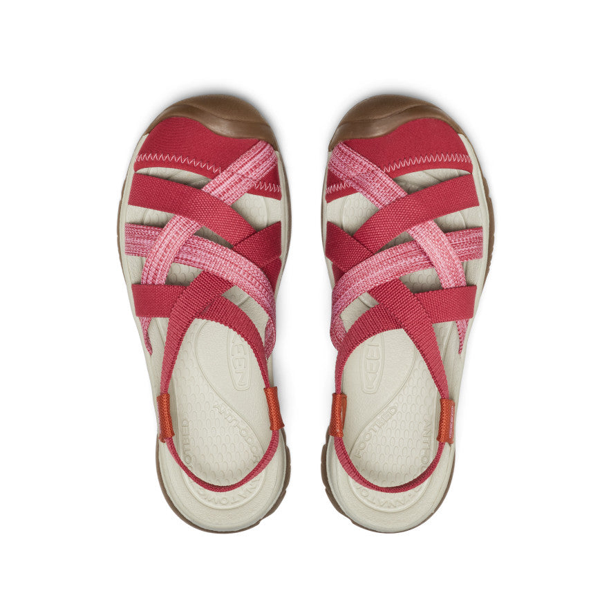 Women's Whisper Lattice Sandal Garnet/Burnt Brick | Keen