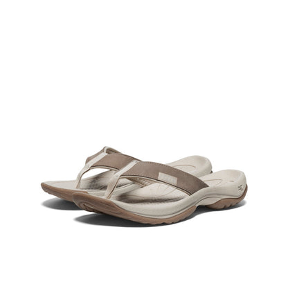Women's Kona Leather Flip-Flop Brindle/Silver Birch | Keen