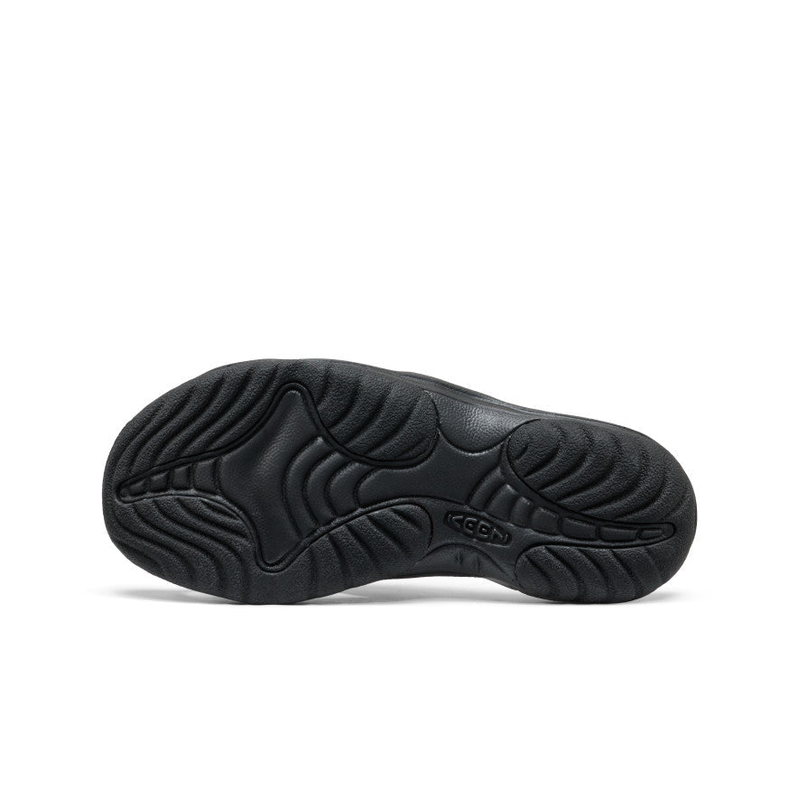 Women's Bali Leather Slide Sandal Black/Black | Keen