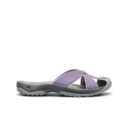 Women's Bali Leather Slide Sandal Purple Haze/Steel Grey | Keen