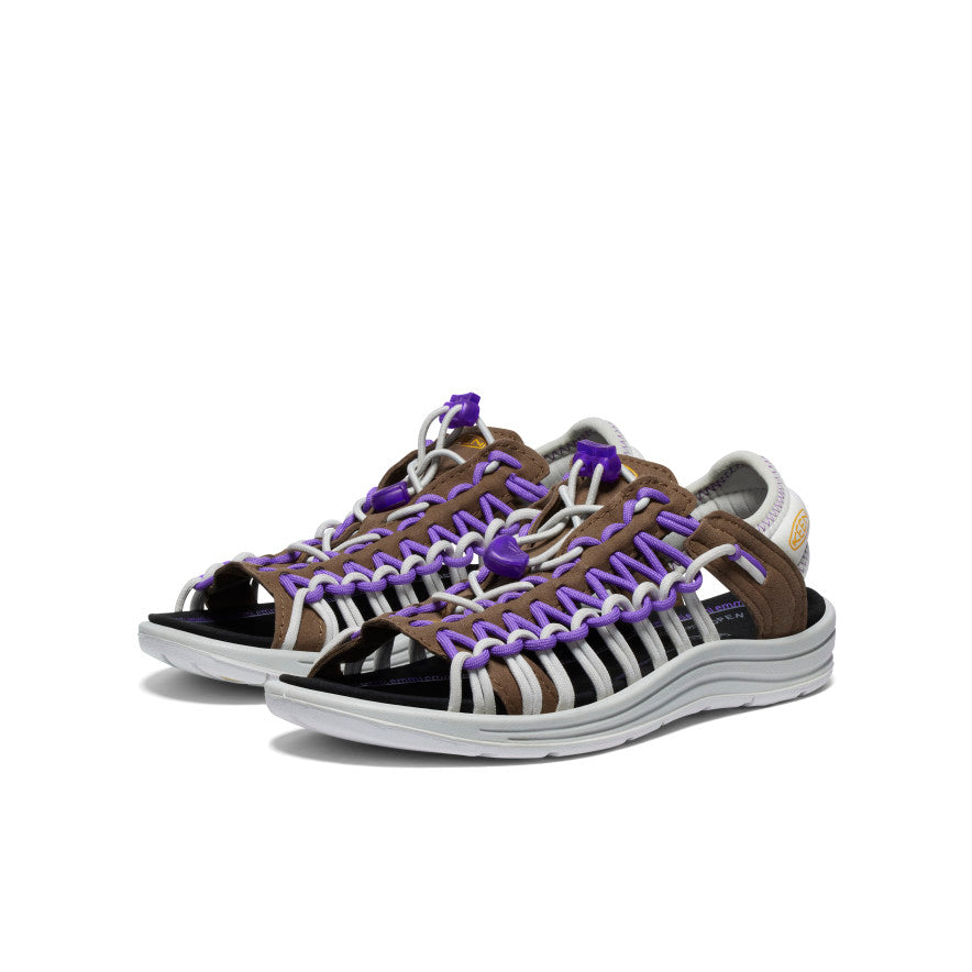 Women's UNEEK II Open Toe x emmi Dark Earth/Tillandsia Purple | Keen