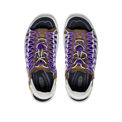 Women's UNEEK II Open Toe x emmi Dark Earth/Tillandsia Purple | Keen