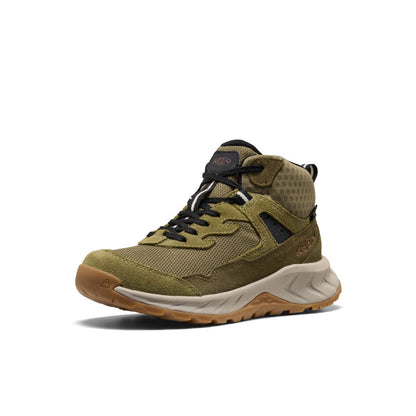 Big Kids' Hightrail Waterproof Hiking Boot Dark Olive/Martini Olive | Keen