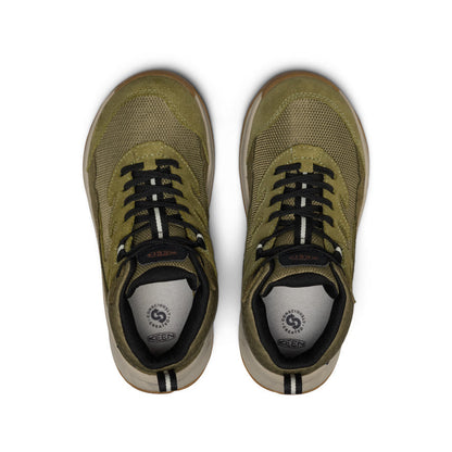 Big Kids' Hightrail Waterproof Hiking Boot Dark Olive/Martini Olive | Keen