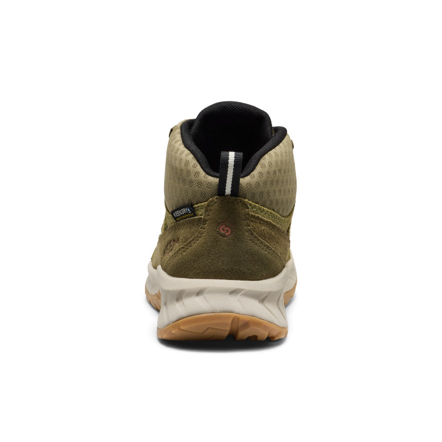 Big Kids' Hightrail Waterproof Hiking Boot Dark Olive/Martini Olive | Keen