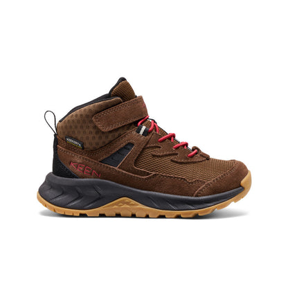 Little Kids' Hightrail Waterproof Hiking Boot Dark Earth/Garnet | Keen