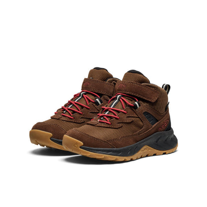 Little Kids' Hightrail Waterproof Hiking Boot Dark Earth/Garnet | Keen